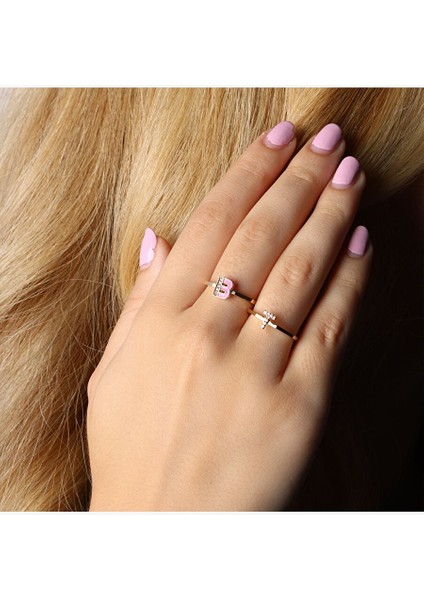 Altın ve Pırlanta Harf Yüzük T fiyatları