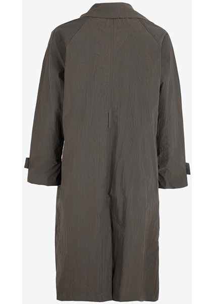 Koyu Haki Kadın Oversize Pardösü F4SL-TRC0412 fiyatları