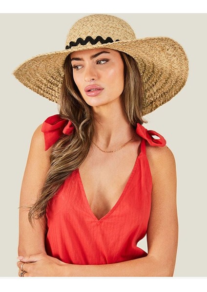 Hasır Şapka Şeritli fiyatları