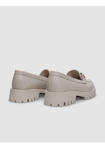 Bej Kadın Deri Loafer 29965 fiyatları