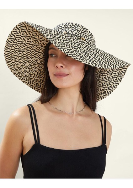 Weave Bead Desen Hasır Şapka modelleri