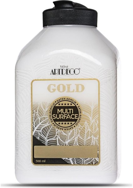 Artdeco Akrilik Boya 500ML Gold Multi-Surface Beyaz