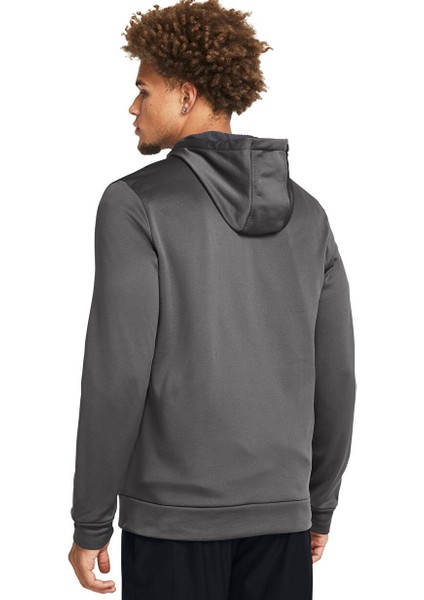 1373357-025-UA Armour Fleece Fz Hoo Gri Erkek Zip Ceket fiyatları