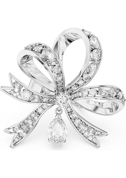 5647725 Swarovski Yüzük Volta:ring L Bow Whi/rhs 58