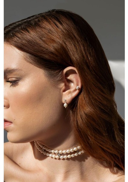 Aria Tragus Piercing - Gümüş