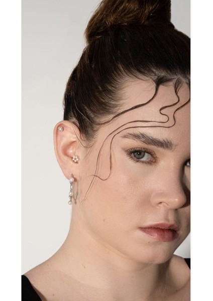 Aria Tragus Piercing - Gümüş modelleri