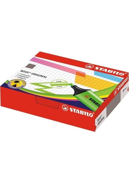 Stabilo Fosforlu Kalem Boss Mavi 10'lu Paket indirimleri