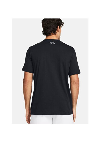 1382911-001-UA Sportstyle Ss Siyah Bisiklet Normal Baskılı Erkek T-Shirt fiyatları
