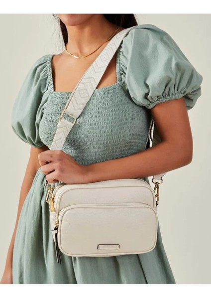 Dina Double Zip Çapraz Çanta