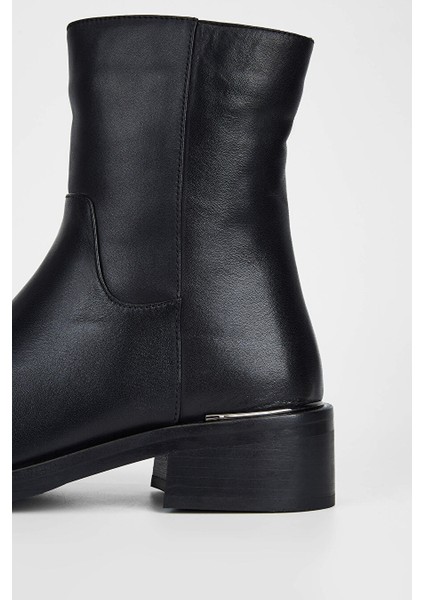 Kadın Hakiki Deri Siyah Deri Casual Bot fırsatları