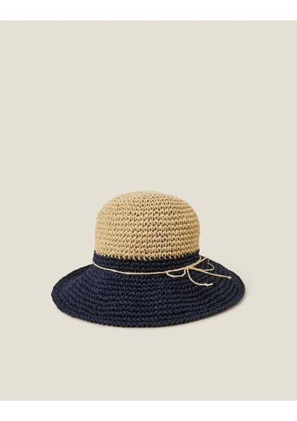Navy Hasır Şapka modelleri