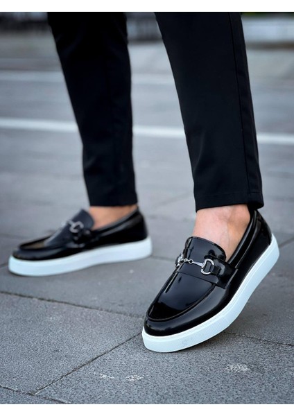 KB-027 Kuback Bağcıksız Siyah Rugan G Günlük Erkek Ayakkabı fiyatları