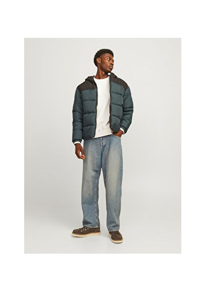 Ekru Erkek Bisiklet Oversize Sweatshirt 12259945_JJEURBAN Edge Sweat Crew N