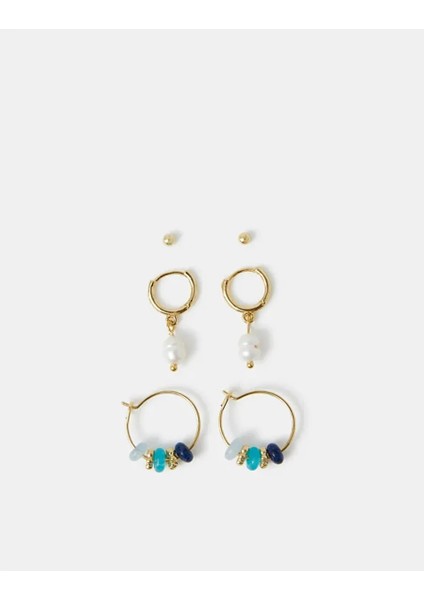 Z Vidalı ve Halka Küpe Seti x 3 fiyatları