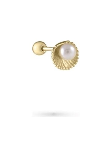 Shelly Tragus Piercing - Gold
