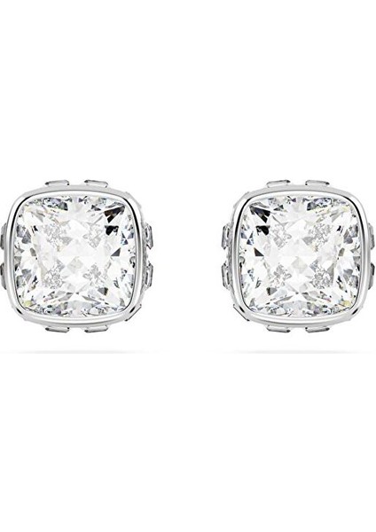 5661957 Swarovski Küpe Birthstone:pe Studs Apr Whi/rhs