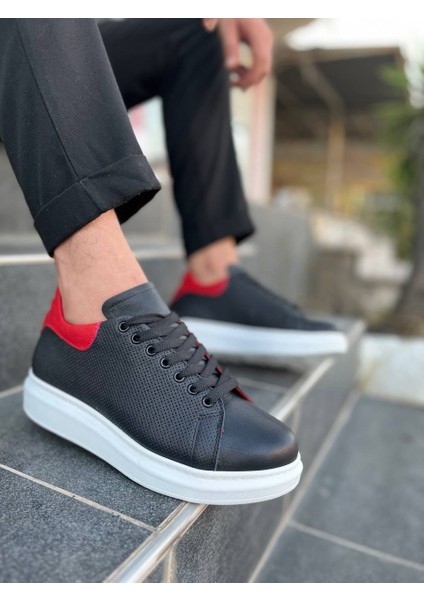 Kb-Dx3 Kuback Siyah Deri Günlük Erkek Ayakkabı