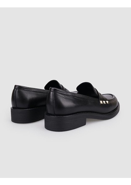 Kahverengi Kadın Deri Loafer 125976_BYNR1 modelleri