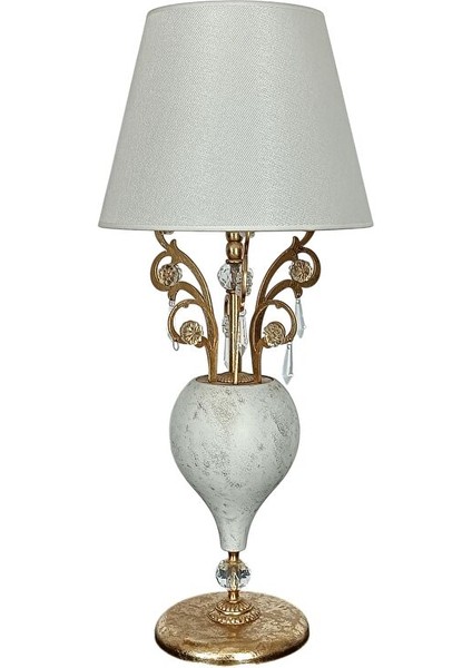 Solse Eskitme Beyaz Abajur