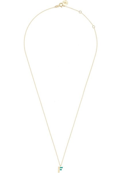 Mineli F Harfi Altın ve Pırlanta Kolye fiyatları