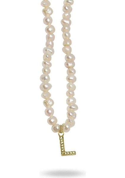 Mono L Harfli Inci Kolye