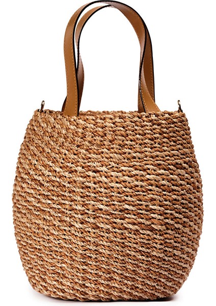 Bej Kadın Omuz Çantası Cora Tan