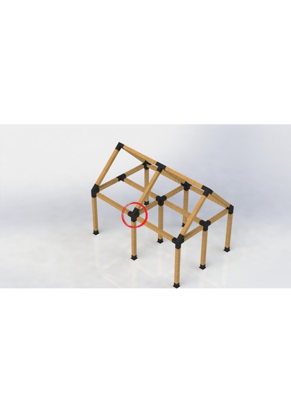 Çardak Birleştirme Aparatı 5 Kanallı 30-45 Derece (9x9 cm ve 10X10 cm Profil Seçenekleriyle) fiyatları