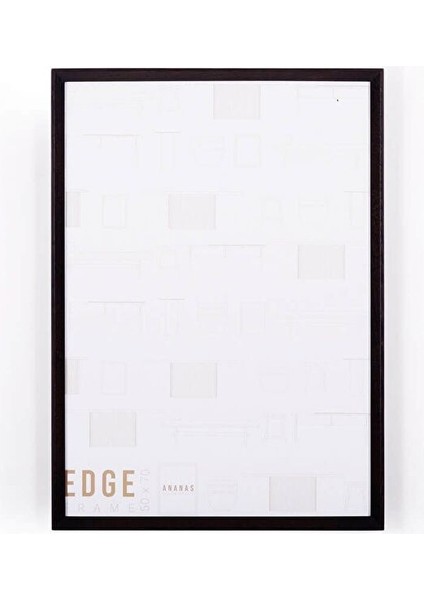 Masif Ahşap Dekoratif Çerçeve, Meşe – Regular Serisi 52X72 cm Dark