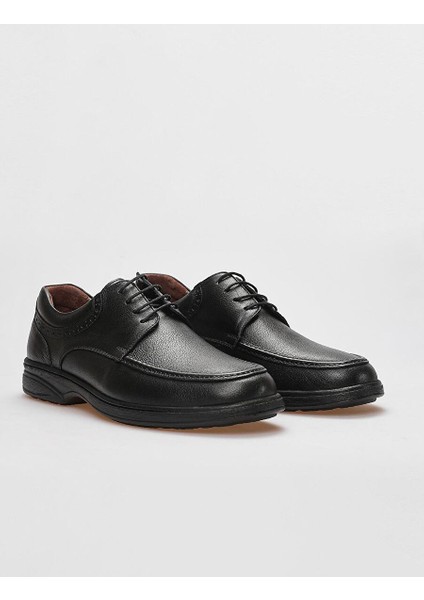 Hakiki Deri Siyah Bağcıklı Erkek Günlük Ayakkabı fiyatları