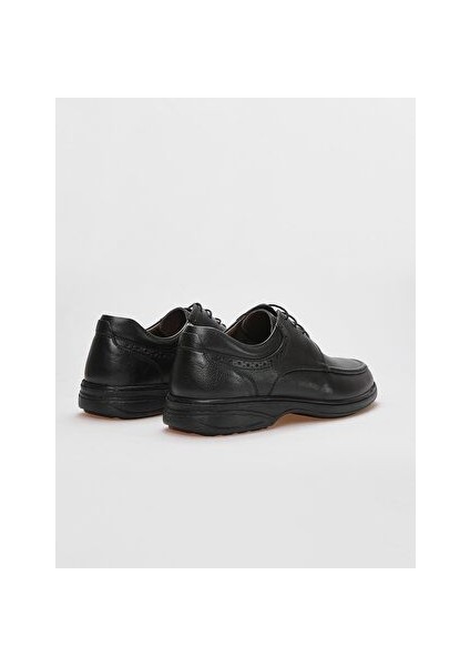 Hakiki Deri Siyah Bağcıklı Erkek Günlük Ayakkabı modelleri