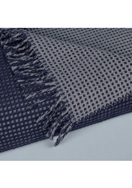 Uludağ Pamuklu Tek Kişilik Battaniye Lacivert fiyatları