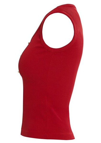 Önü Düğmeli Kırmızı Atlet fiyatları