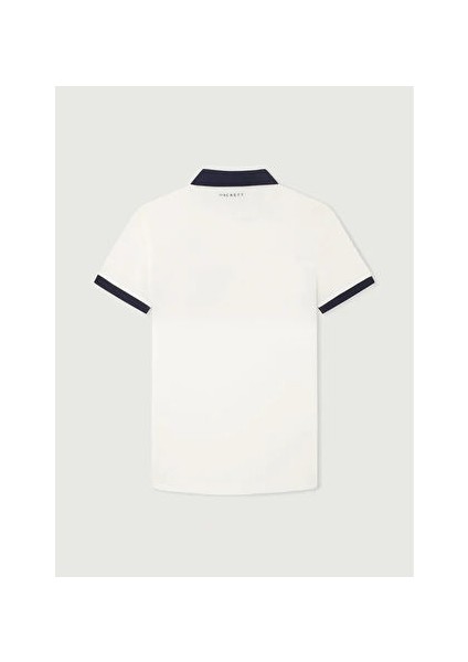 Beyaz Erkek Slim Fit Polo T-Shirt HM563265