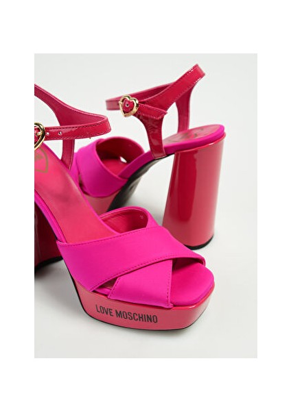 Pembe Kadın Topuklu Sandalet JA1605CG1GIM160A