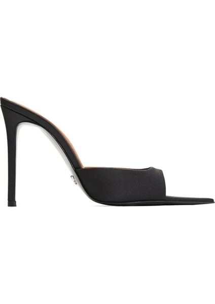 Rosalia Saten 10 cm Topuklu Terlik