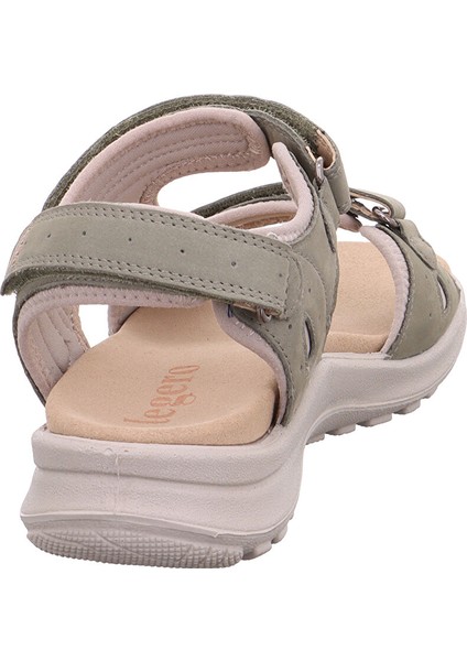 Nubuk Yeşil Kadın Sandalet 2-000732 fırsatları