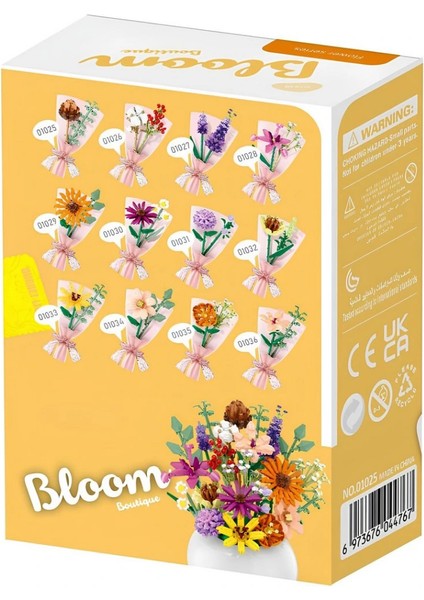 Buket Çiçekleri Serisi 3D Puzzle