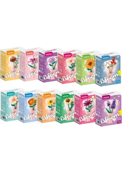 Buket Çiçekleri Serisi 3D Puzzle fiyatları