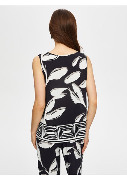 Monochrome Yaprak Desen V Yaka Atlet 013 fırsatları