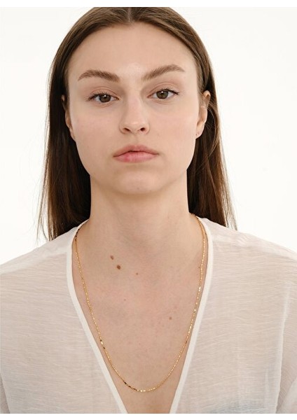 Gold Altın Kaplama Kadın Ince Kolye fiyatları