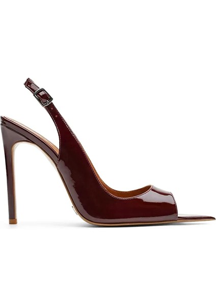 Bordo Kadın Rugan Stiletto JAB4429 / 2071K