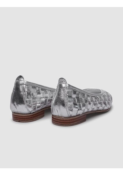 %100 Hakiki Deri Gri Kadın Babet modelleri