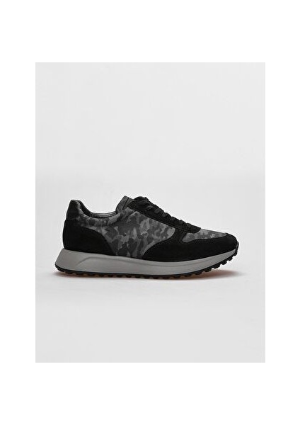 Siyah Erkek Süet Sneaker 29433