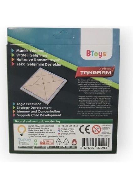 7'li Tangram fiyatları