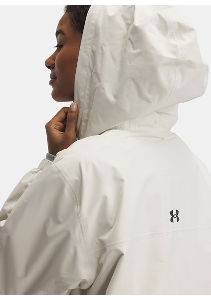 1388822-279-UA Cloudstrike Anorak Ekru Kadın Yağmurluk modelleri