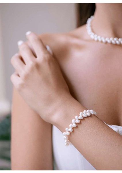 Altın Kadın Bileklik Daphne Altın Kaplama Inci Bileklik fiyatları