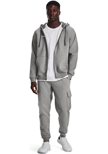 Gri Erkek Sweatshirt 1379767-025 Ua Rival Fleece Fz Hood modelleri