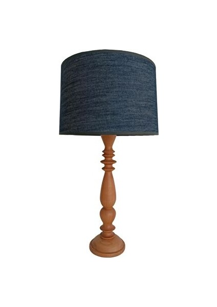 Boris Kahverengi Ahşap Abajur