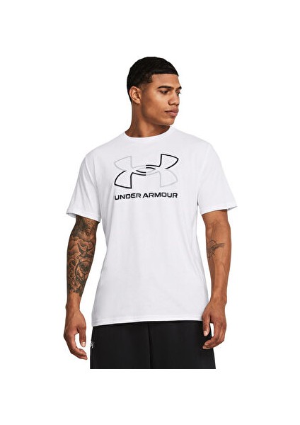 Beyaz Erkek Bisiklet Yaka Bol Kesim T-Shirt 1382915-100 Ua Gl Foundatıon Update