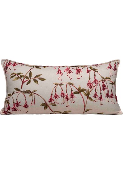 Fuchsia Iç Dolgulu Dekoratif Yastık - Krem